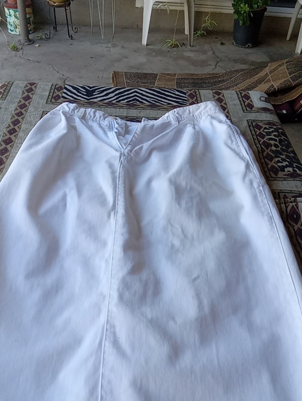 RALPH LAUREN WHITE SKIRT